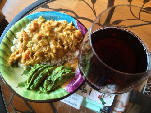 Slow Cooker Peanut Curry Chicken