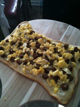 Vegetarian Breakfast Pizza