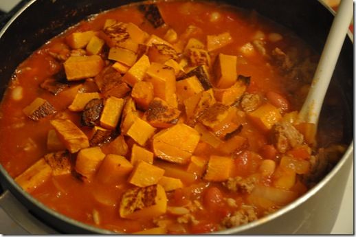 Butternut Squash and Turkey Chili