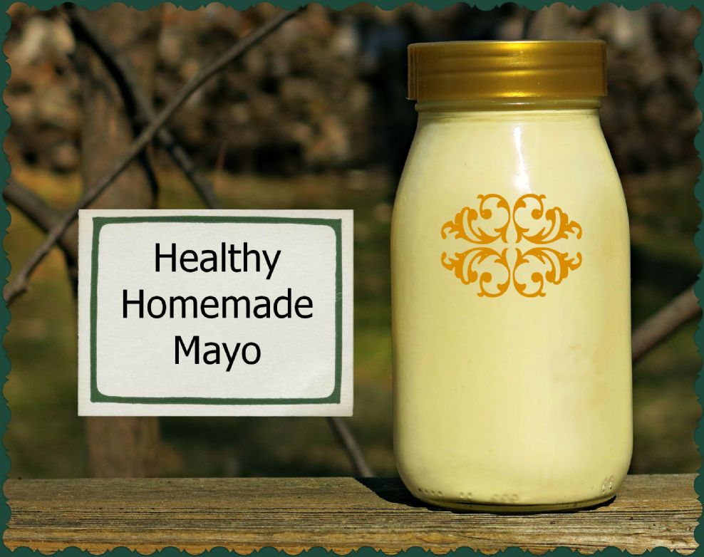 Homemade Olive Oil Mayo