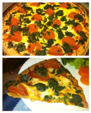 Health Freak Pizza (vegetarian, whole wheat, low fat)