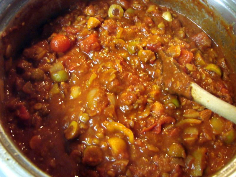 Vegan Bean Picadillo