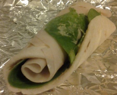Turkey and Spinach Roll Up