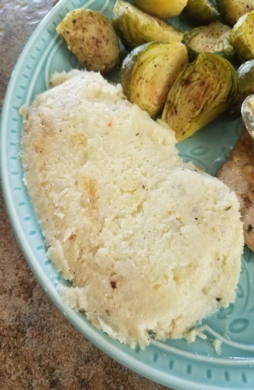 Baked cauliflower mash