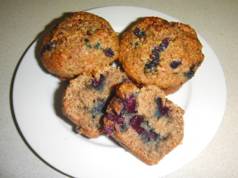 Robin's blueberry bran muffins