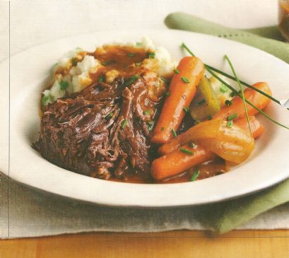 Classic Pot Roast with Garlic-thyme Gravy