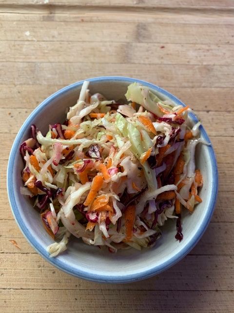 Old fashioned cabbage salad