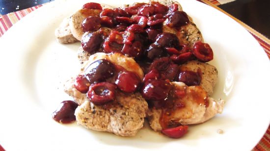 Pork Tenderloin with Cherry Sauce