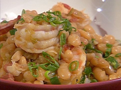 Louisiana White Beans with Shrimp