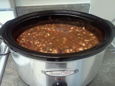 Elk Chili with Beans and Hot Peppers
