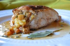 Brie and Apple Stuffed Chicken