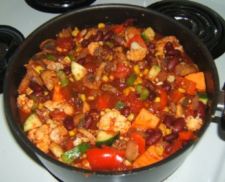 Mostly Meatless Chili