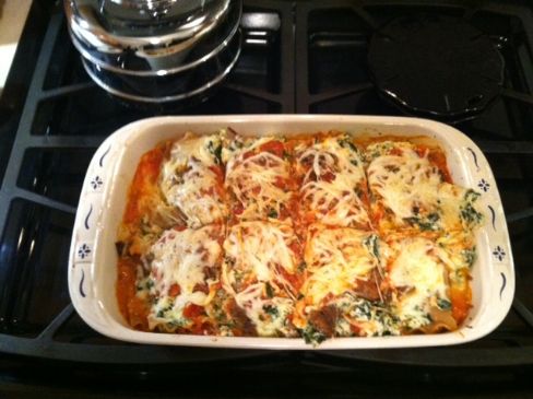 Healthy Spinach Sausage Lasagna