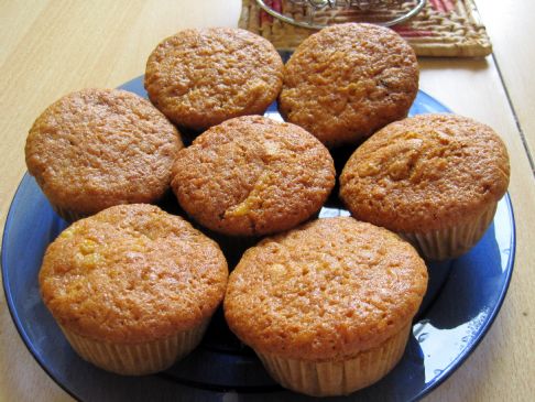 Carrot, Pineapple and Raisin Muffins