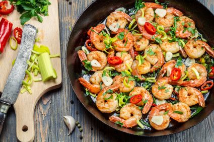 Spicy Garlic and Lime Shrimp