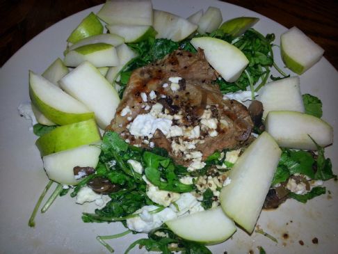 Steak and Arugula Supper Salad #FITFOOD