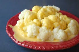 Cauliflower with cheese sauce