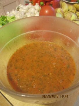 Home Made Pureed Vegetable Soup