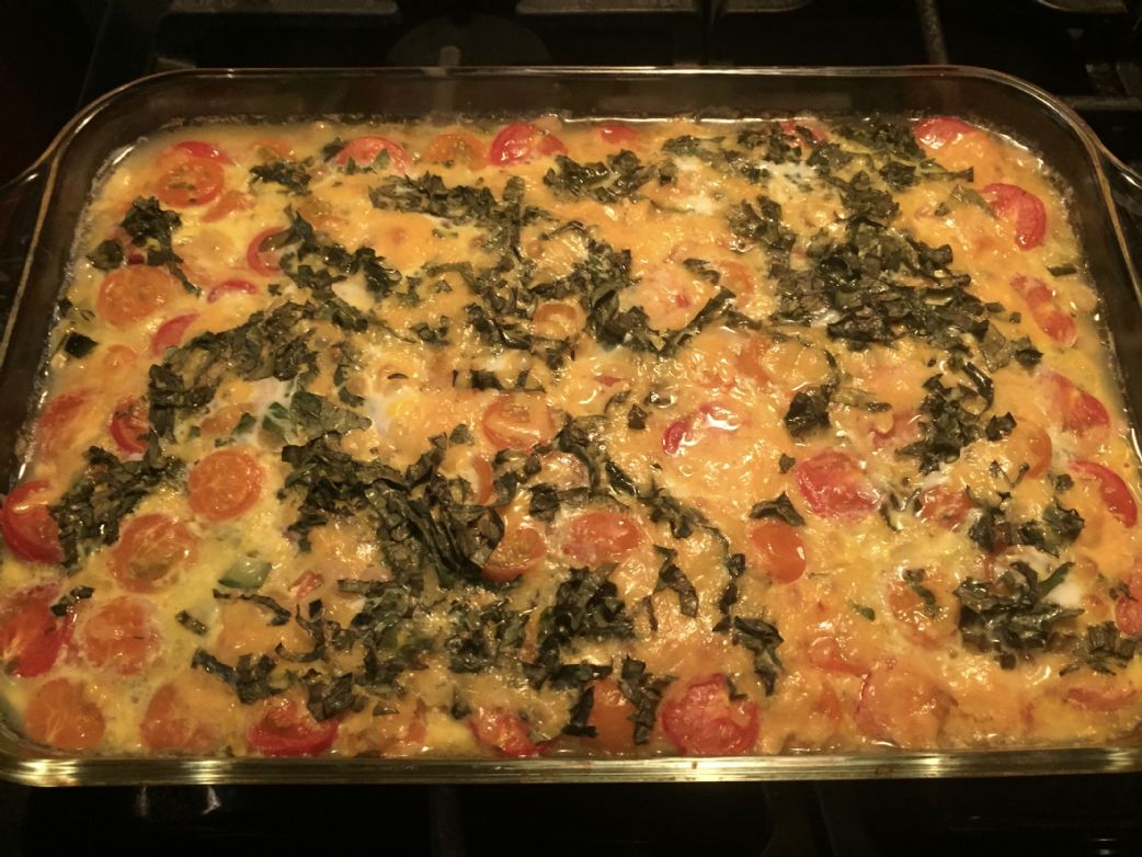 Zucchini Tomato Egg Bake by GastriKate