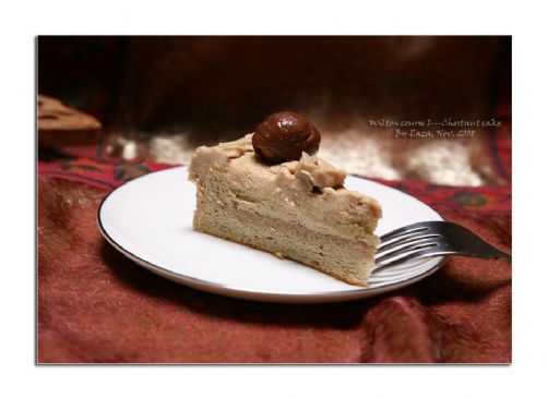 chestnut cake
