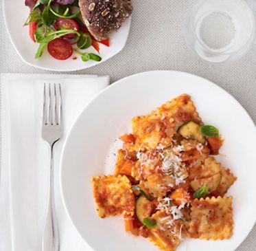 Cheese Ravioli with Chunky Marinara Sauce