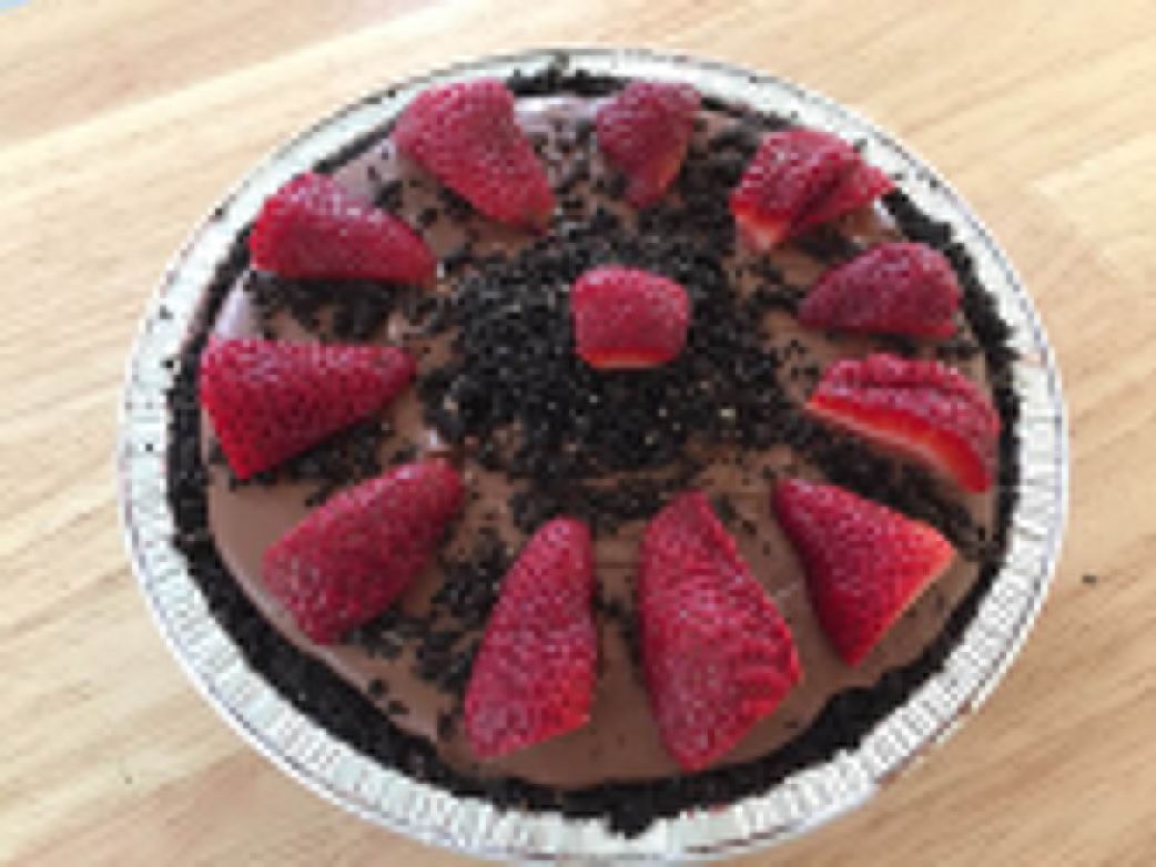 Chocolate Tofu Hazelnut Pie