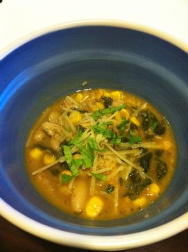 White Bean and Chicken Chili (adapted from Giada De Laurentiis)