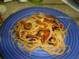 Pantry Pasta w/ Chick Peas