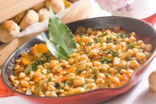 Spicy Chickpea and Lentil Soup