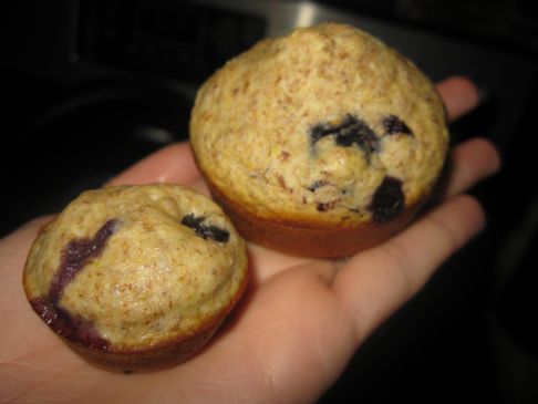Matthias's Healthified Blueberry Muffins