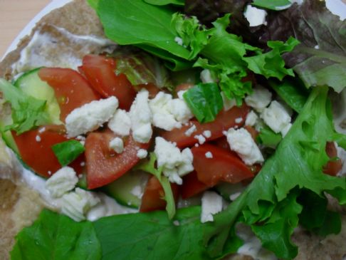 Greek Veggie Wrap