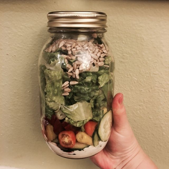 Filling Jar Salad