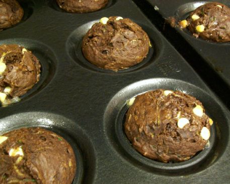 Rich Double - Chocolate Zucchini Muffins