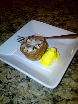 Carrot Cake Muffins with Vanilla Glaze