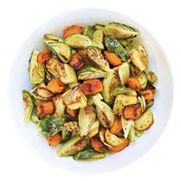 Wegmans Roasted Brussel Sprouts, Carrots, and Parsnips
