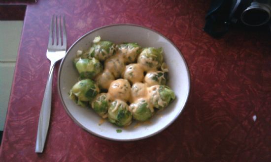 Brussels Sprouts with Cheeeeese