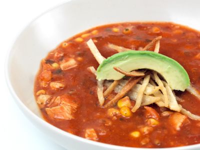 Southwest Chicken and Black Bean Soup