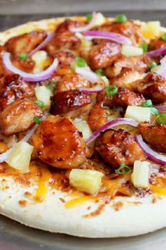 Teriyaki Chicken and Pineapple Pizza