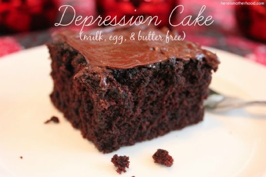 Here is Motherhood's Depression Cake