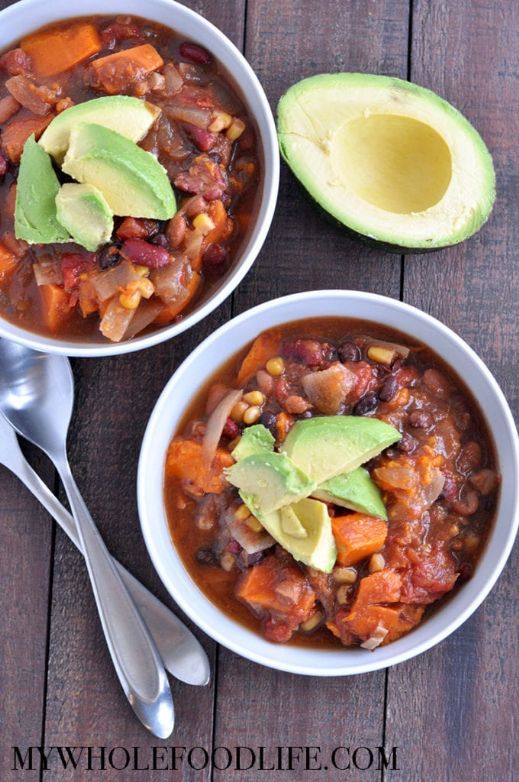 Amazing 3 Bean Sweet Potato Chili