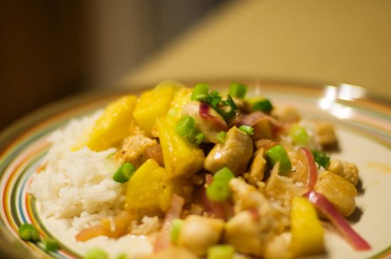 Pineapple Chicken stirfry