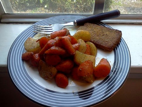 Honey Glazed Braised Carrots and Turnips
