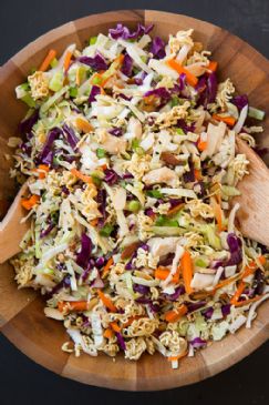 Asian Ramen Chicken Chopped Salad