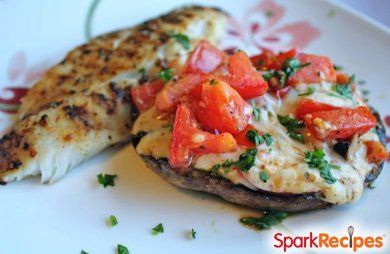 Stuffed Portobello Mushrooms on the Grill