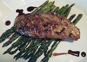 Balsamic Grilled Chicken and Asparagus