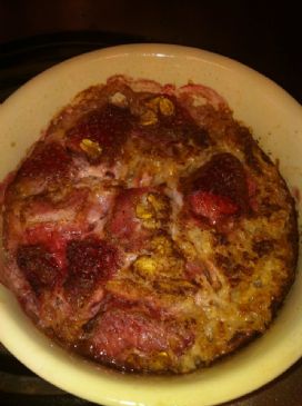 Strawberries and Cream Baked Oatmeal