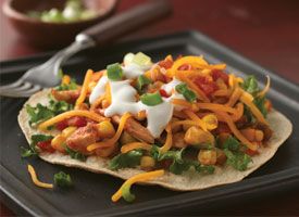 Betty Crocker Shredded Chicken and Corn Toastadas