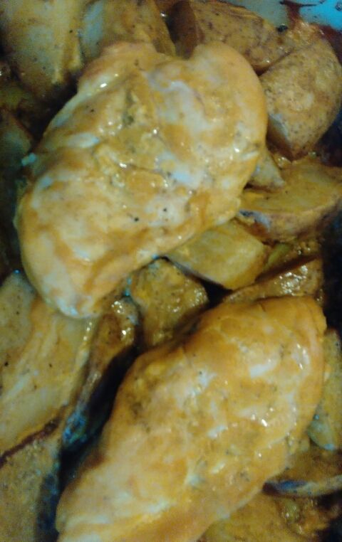Honey Mustard Roasted Chicken