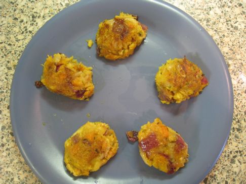 Indian-spiced rutabaga cakes