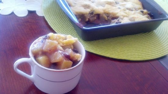 Faux Apple Cobbler - Low carb, Gluten and Dairy Free